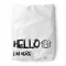 Hello Im Here Kargo Poşeti 34x45+5 Cepli - 500 Adet