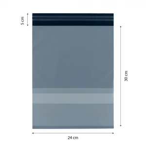 Küçük Boy Cepli Kargo Poşeti 24x30+5 - 100 Adet