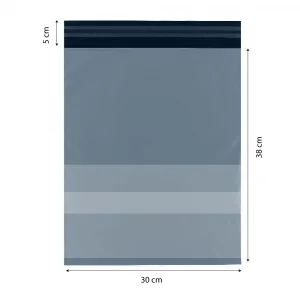 Orta Boy Cepli Kargo Poşeti 30x38+5 - 100 Adet