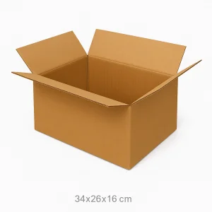 Orta Boy Taşıma Kolisi Çift Oluklu 34x26x16 - 20li