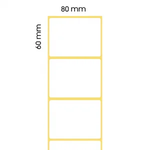 Termal Barkod 80x60 - 500lü