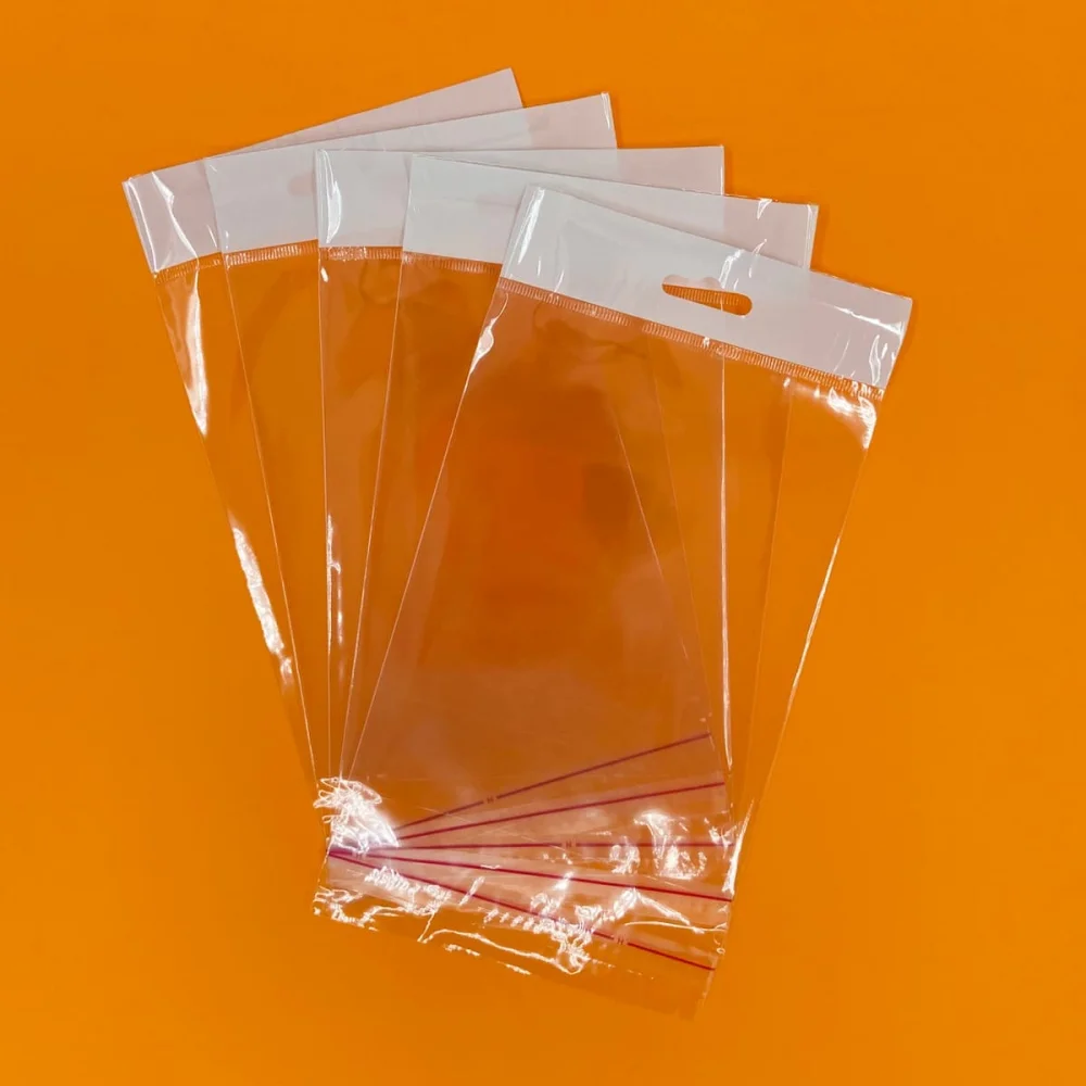 Askılı Bantlı OPP Torba 13x25 - 1.000 Adet