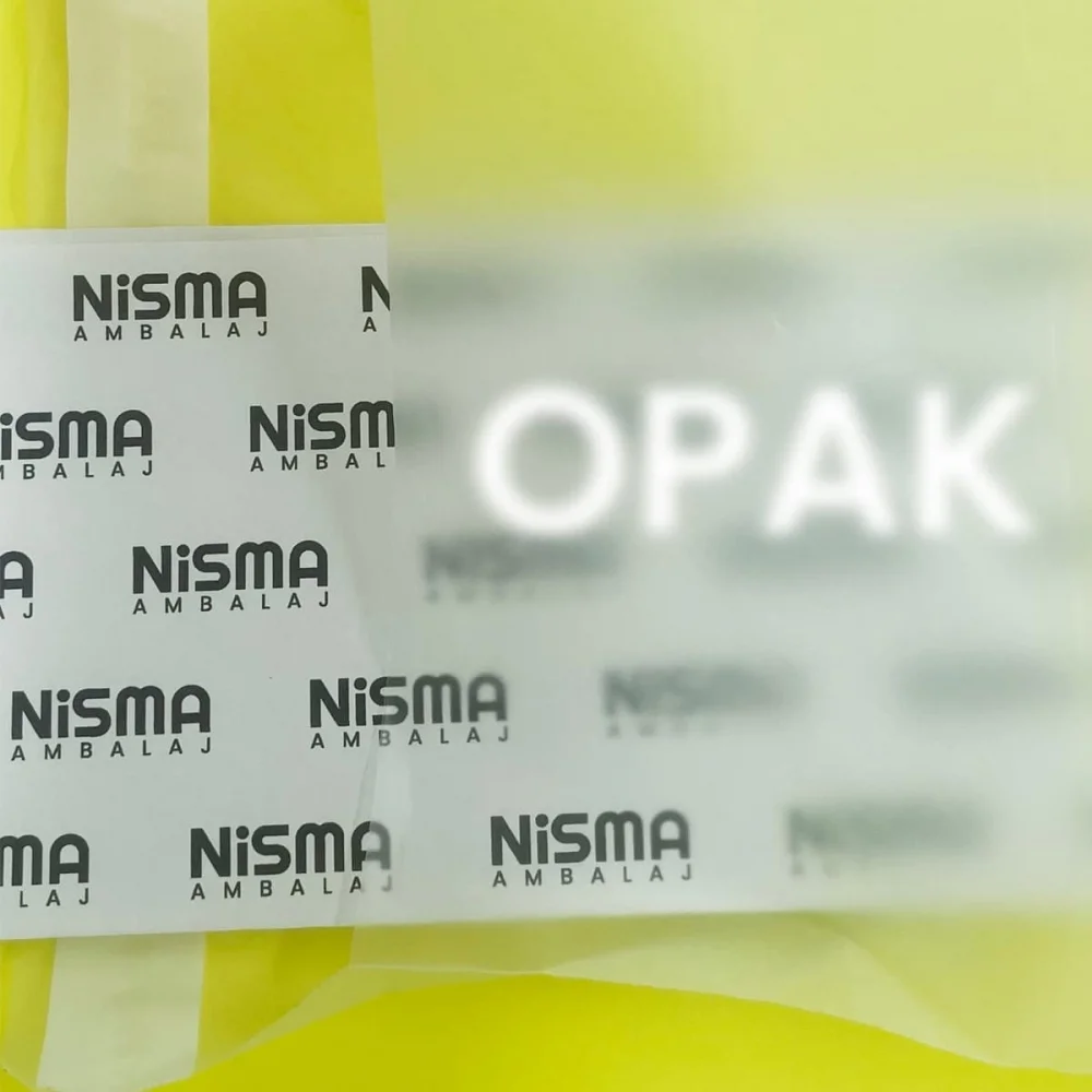 Orta Boy Şeffaf Buzlu Kargo Poşeti 30x38+4 - 100 Adet