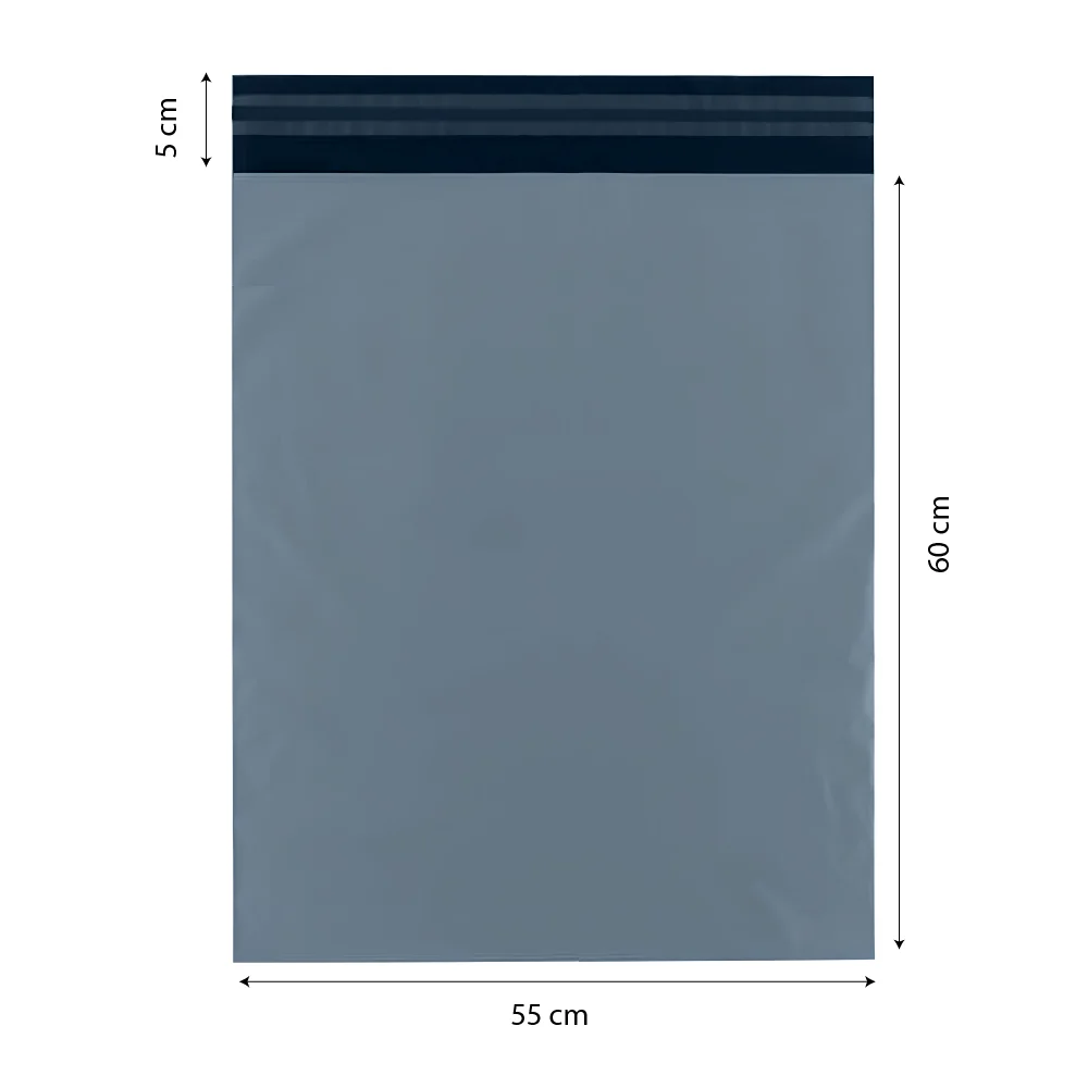 Büyük Boy Cepsiz Kargo Poşeti 55x60+5 - 300 Adet