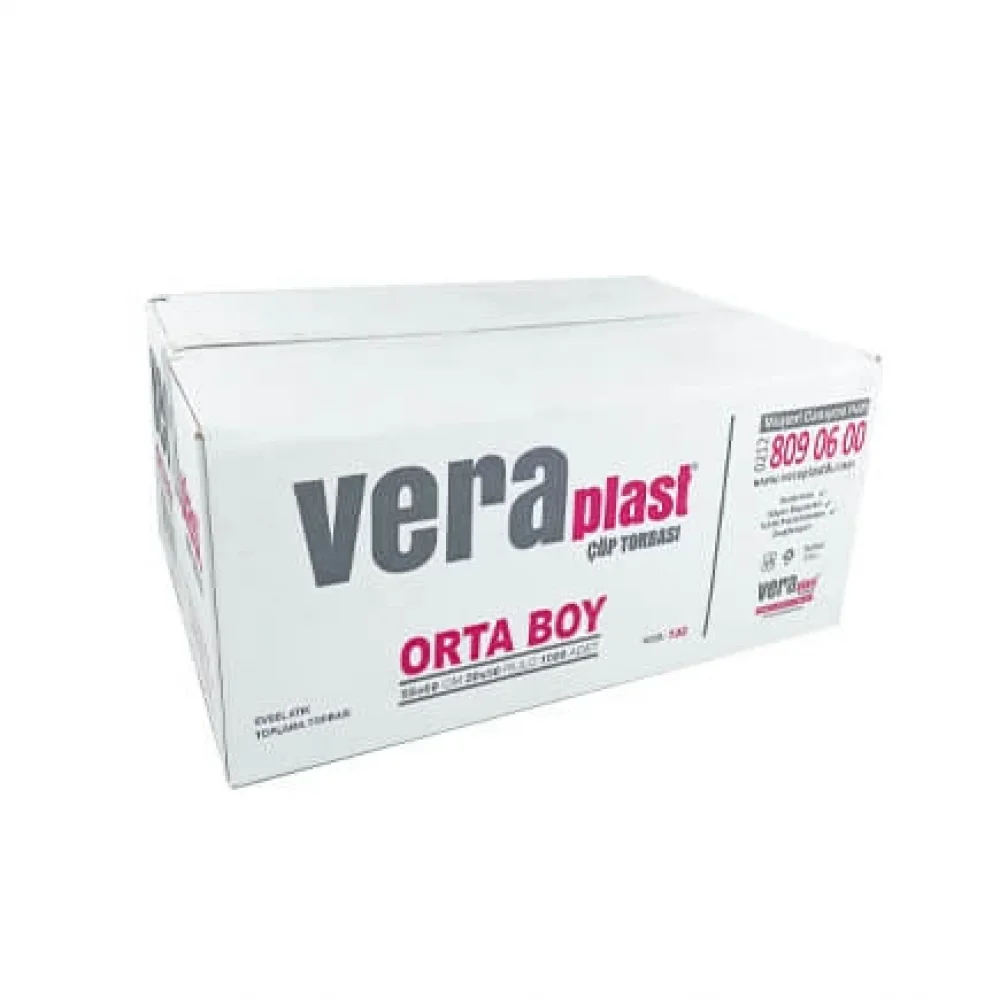 Orta Boy Çöp Poşeti 55x60 - 5 Adet