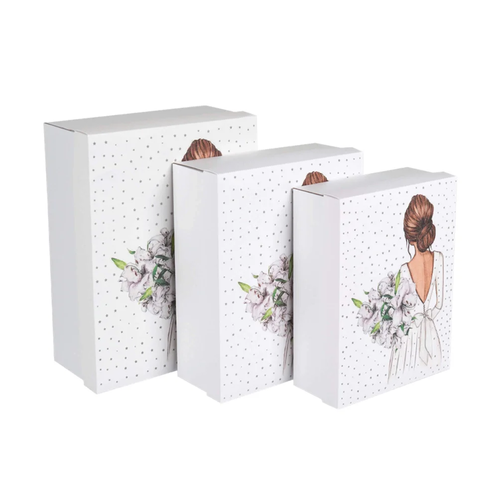 Gelin Çeyiz Kutusu 3lü Set