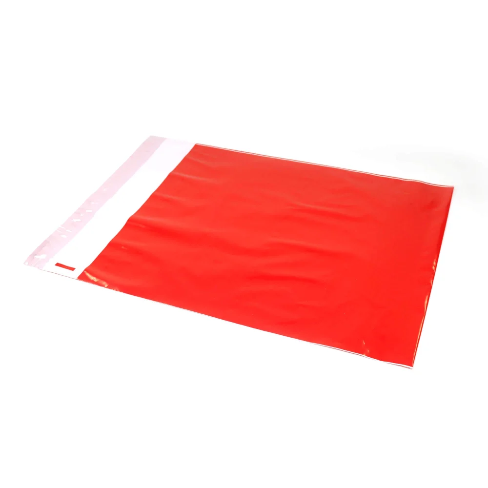 Kırmızı Kargo Poşeti Cepsiz 30x40+5 - 500 Adet
