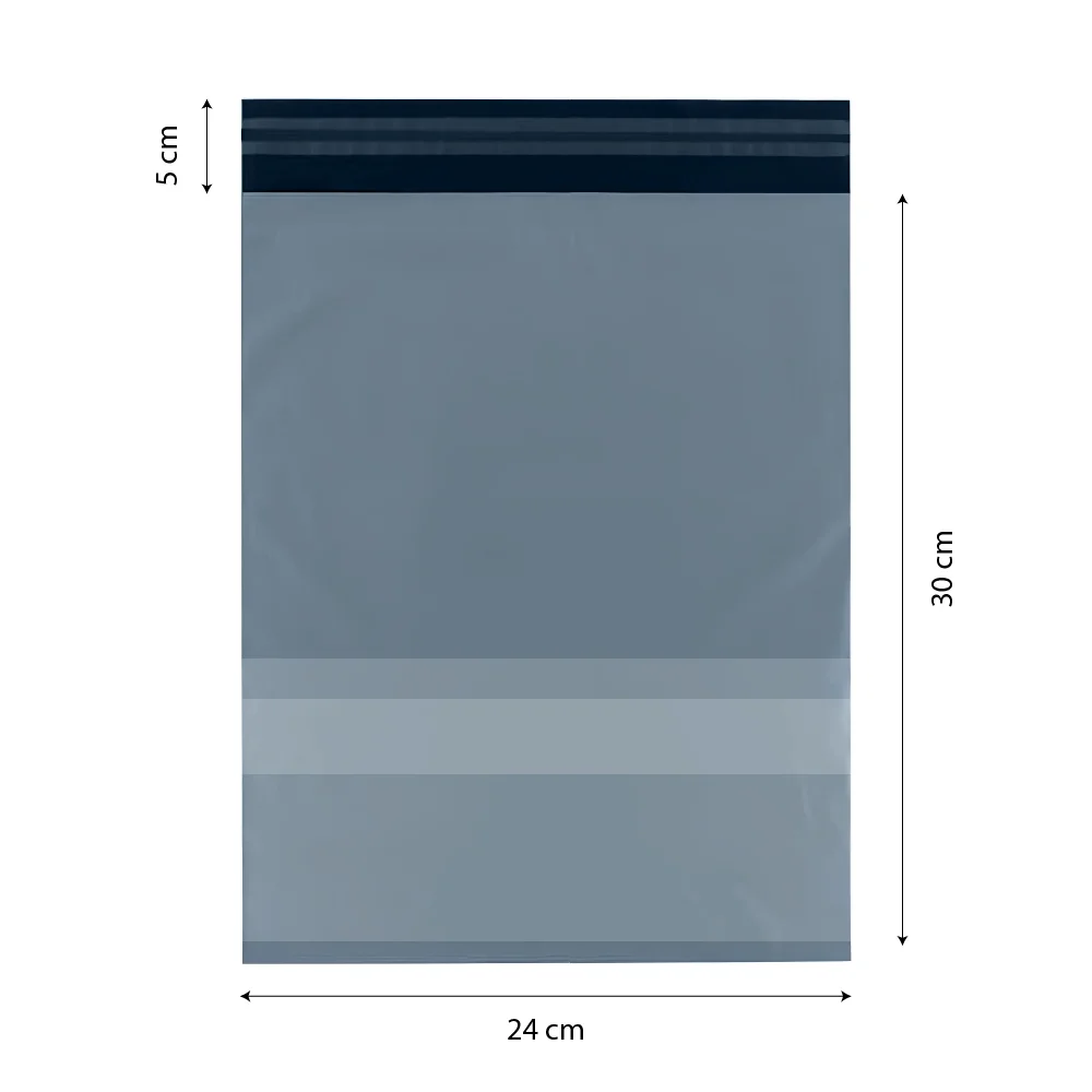 Küçük Boy Cepli Kargo Poşeti 24x30+5 - 100 Adet