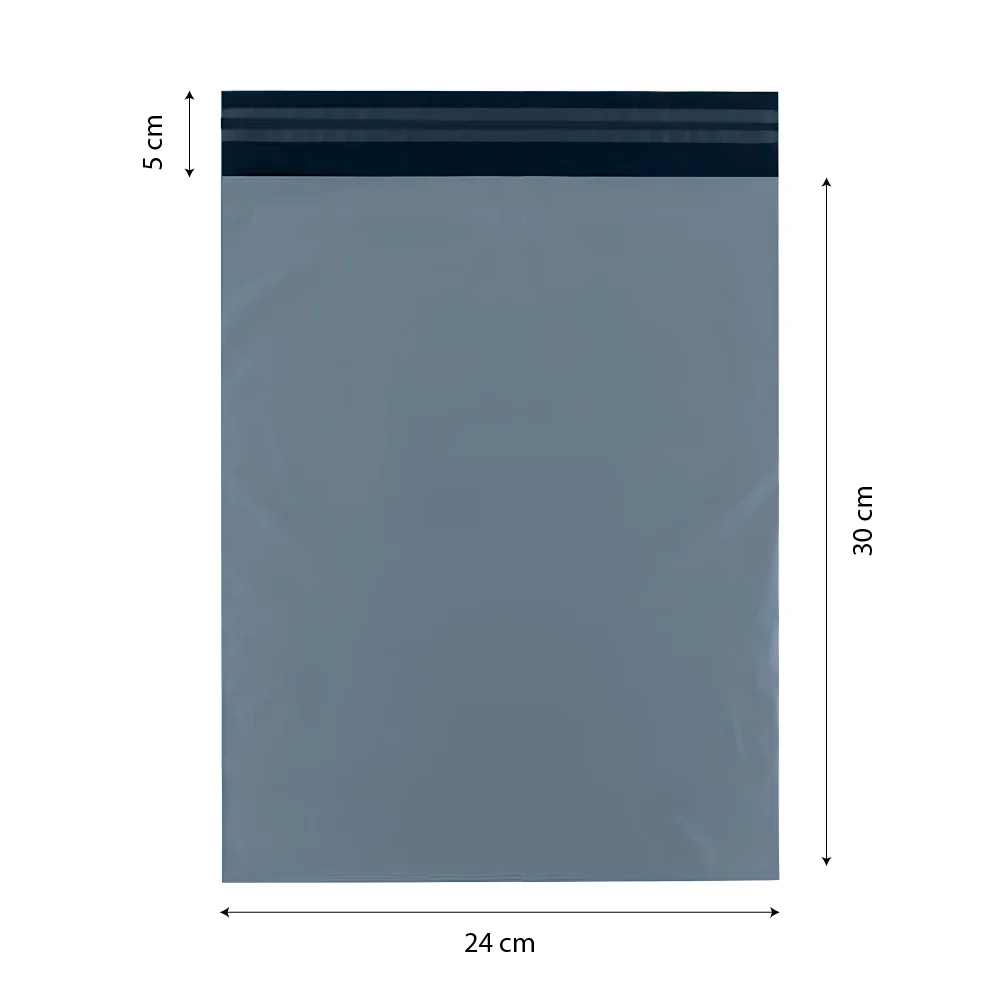 Küçük Boy Cepsiz Kargo Poşeti 24x30+5 - 100 Adet