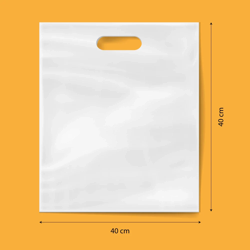 Mağaza Poşeti El Geçmeli 40x40 - 300 Adet