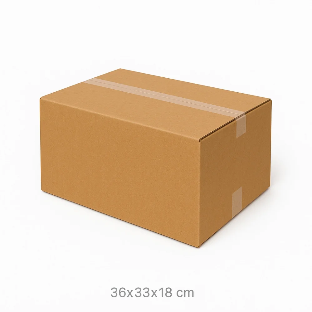 Orta Boy Taşıma Kolisi Çift Oluklu 36x33x18 -20li