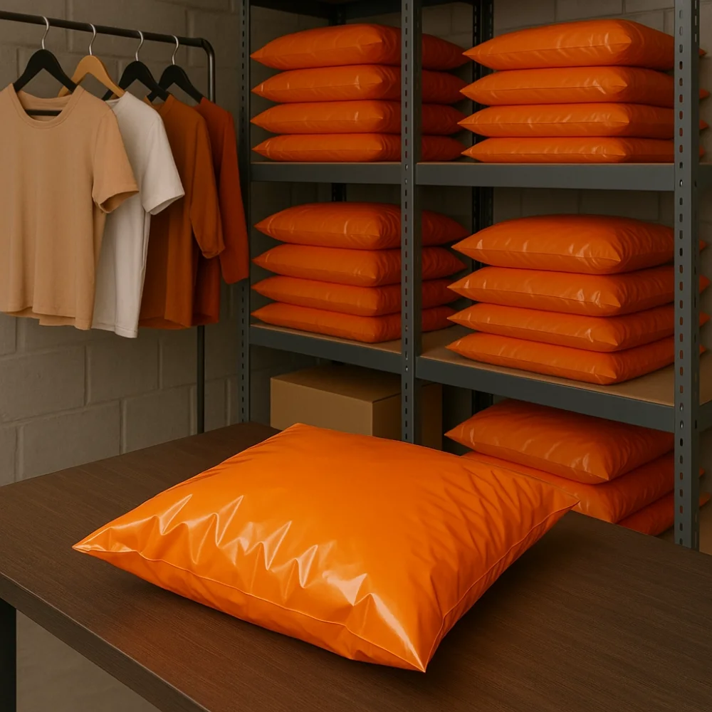 Turuncu Kargo Poşeti Cepsiz 30x40+5 - 500 Adet