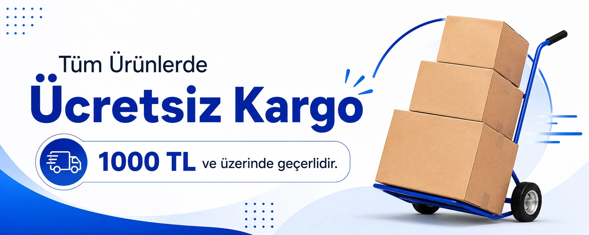 1000 TL ve üzerinde geçerlidir