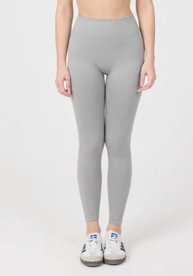 Kadın Yüksek Bel Toparlayıcı Seamless Gri Tayt