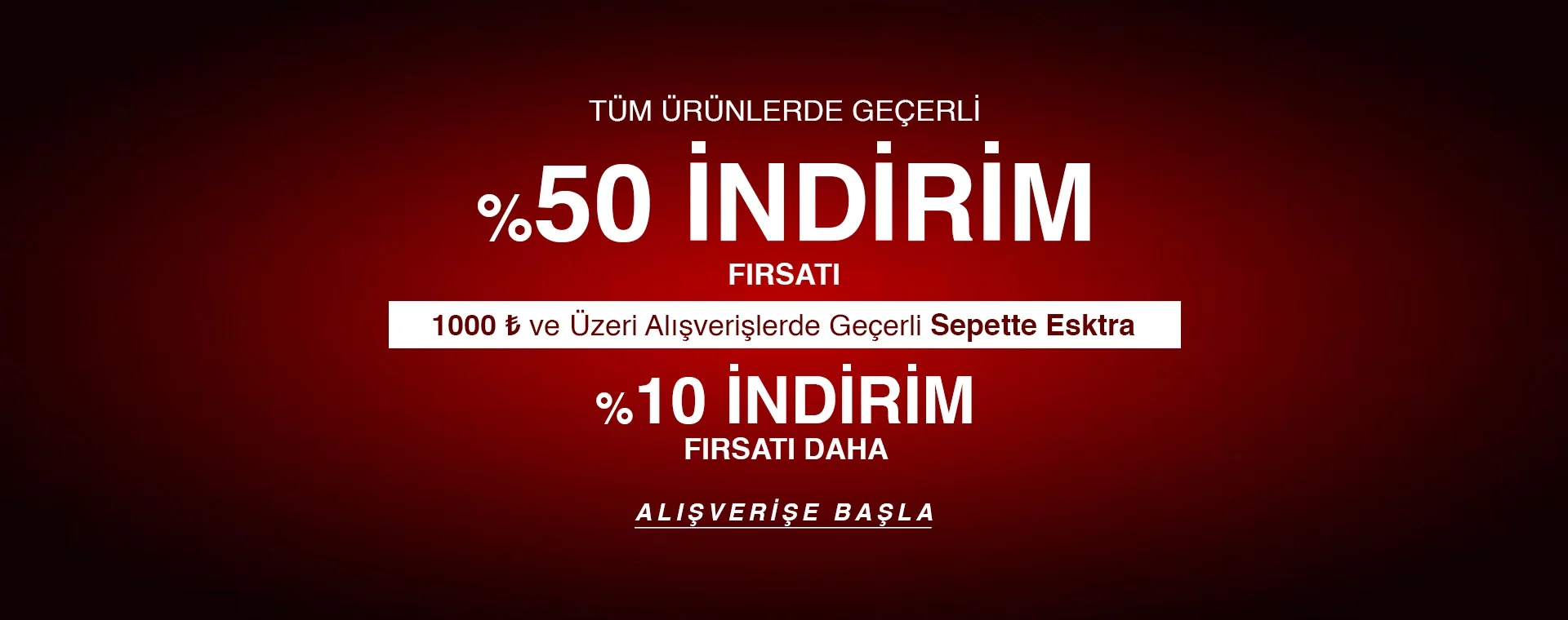 Anında Sepette Ekstra %10 İndirim Daha