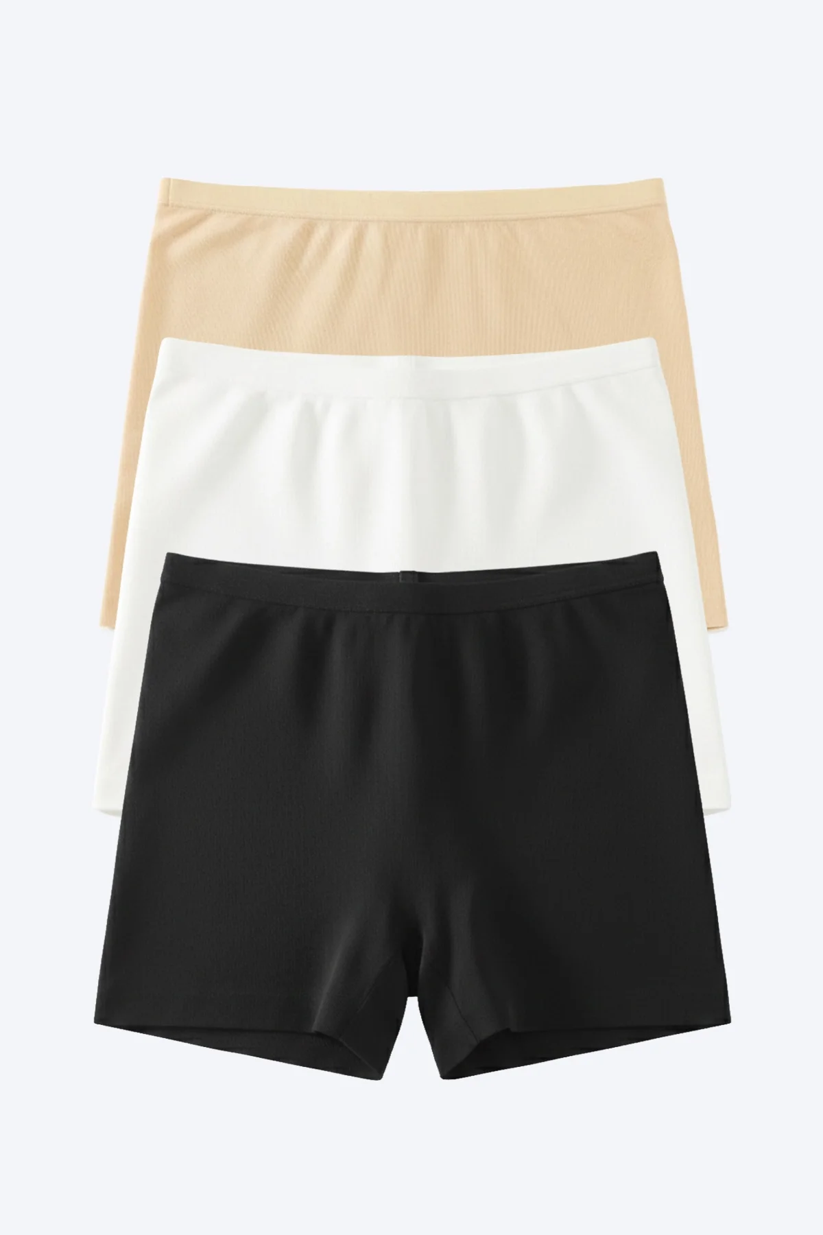 Basic Lazer Kesim Dikişsiz Kadın Boxer Külot 3lü