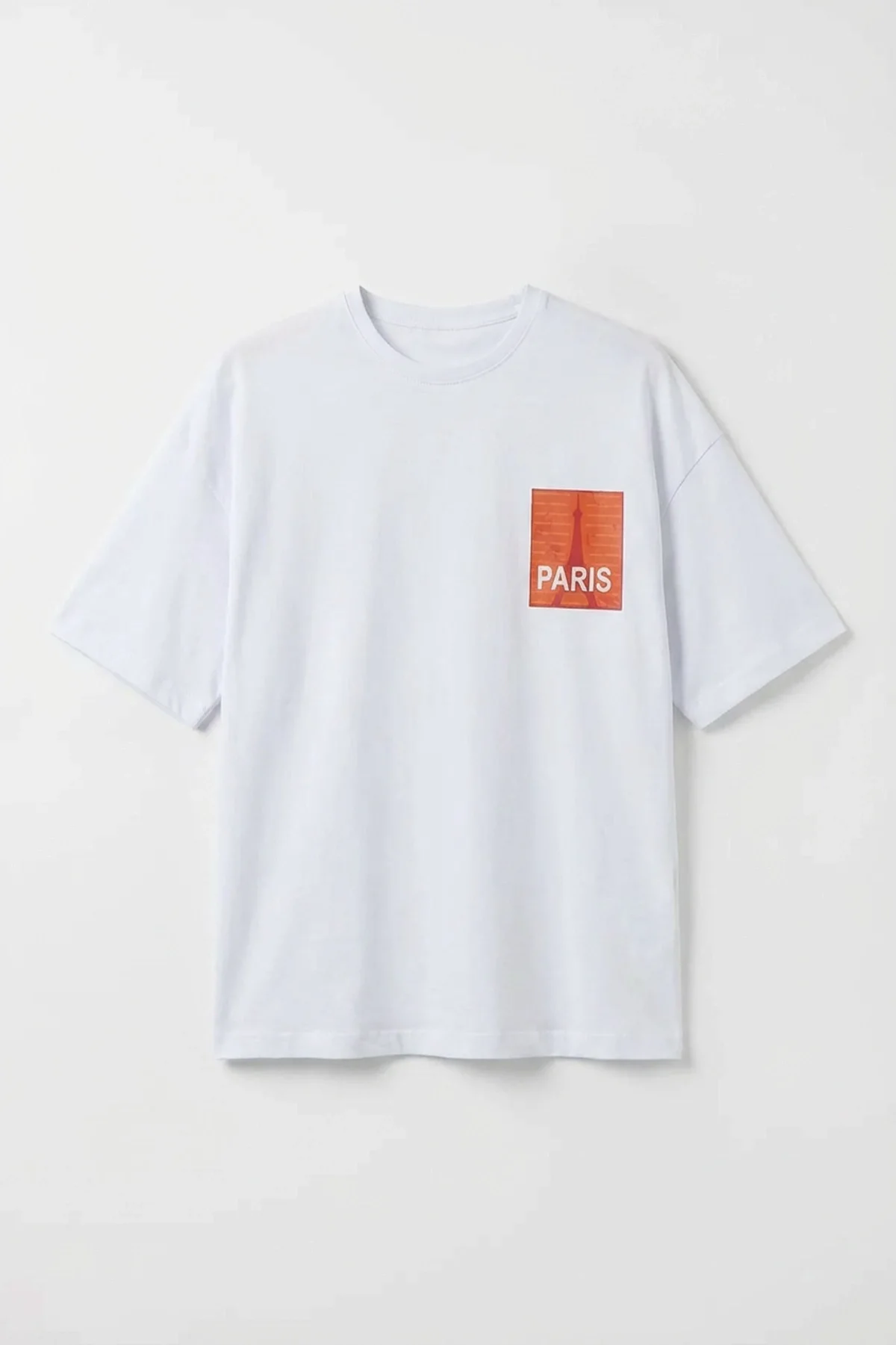 Erkek Relaxed 009 Beyaz T-Shirt