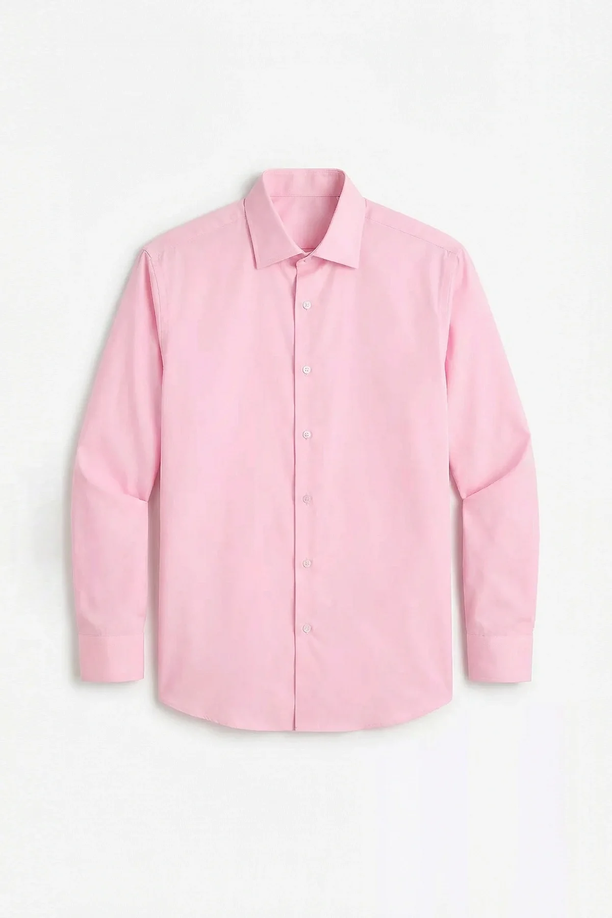 Erkek Regular Fit Pembe Gömlek