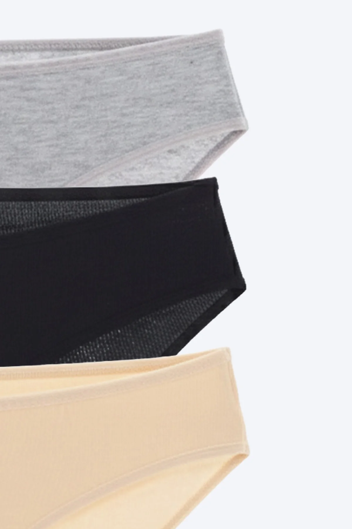 Pamuklu Kadın Bikini Külot 3lü Paket