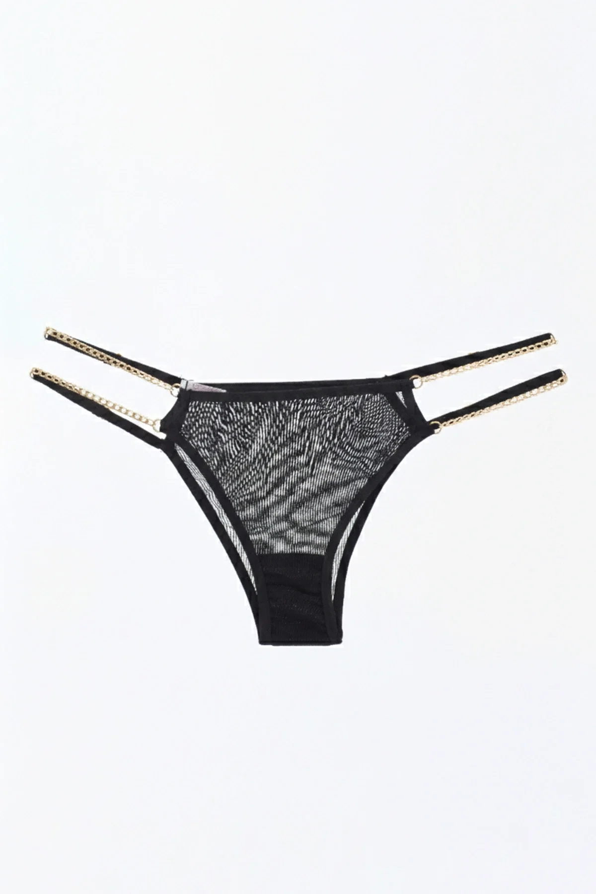 Tüllü Ayarlanabilir Lastikli Kadın Brezilya Külot 4lü