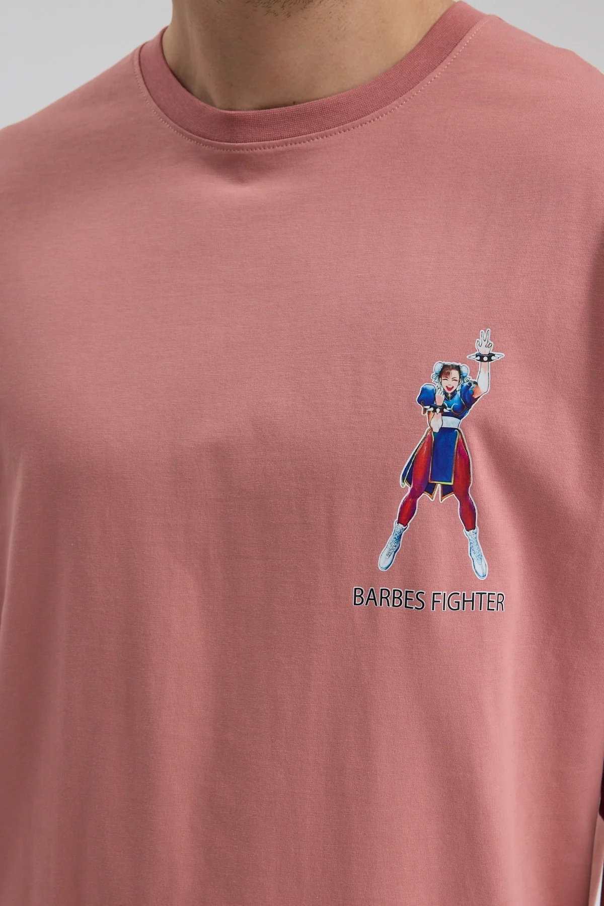 Erkek Relaxed 001 Oversize Somon T-Shirt