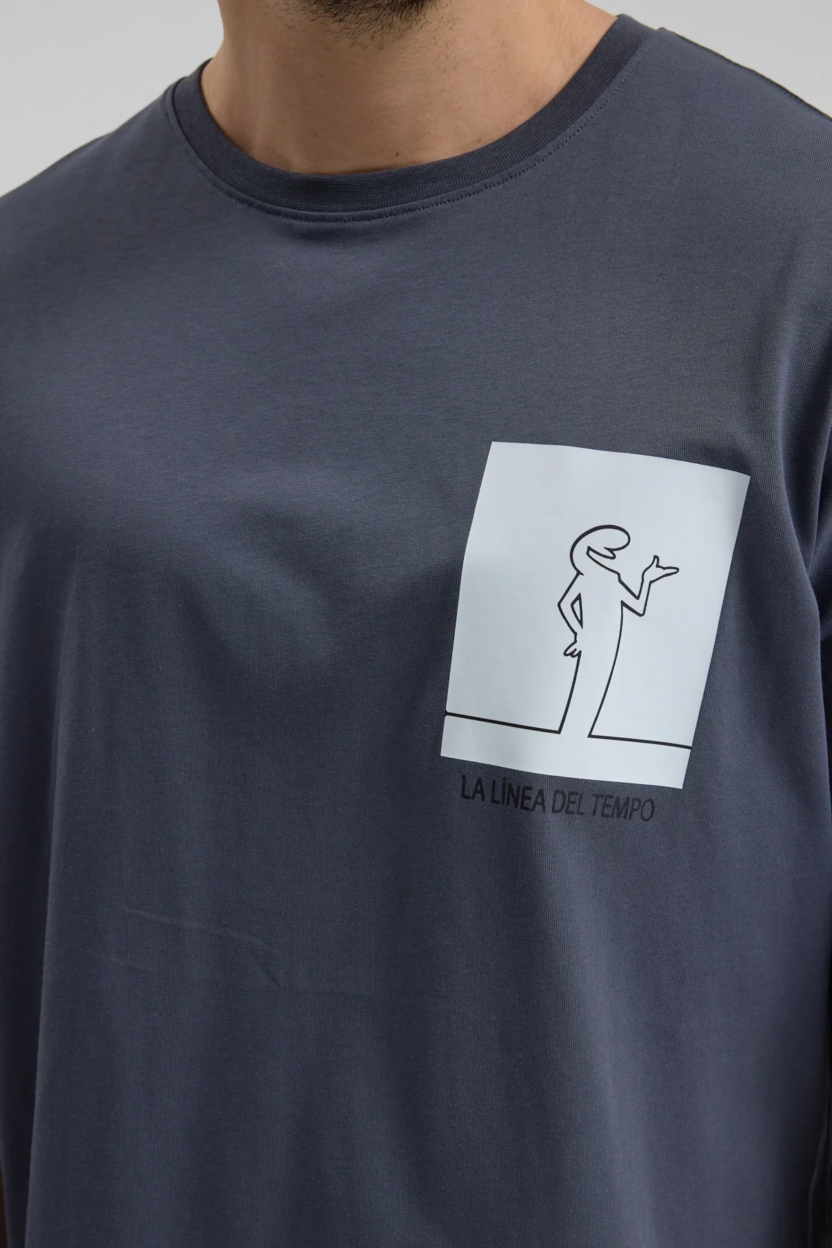 Erkek Relaxed 002 Oversize Antrasit T-Shirt