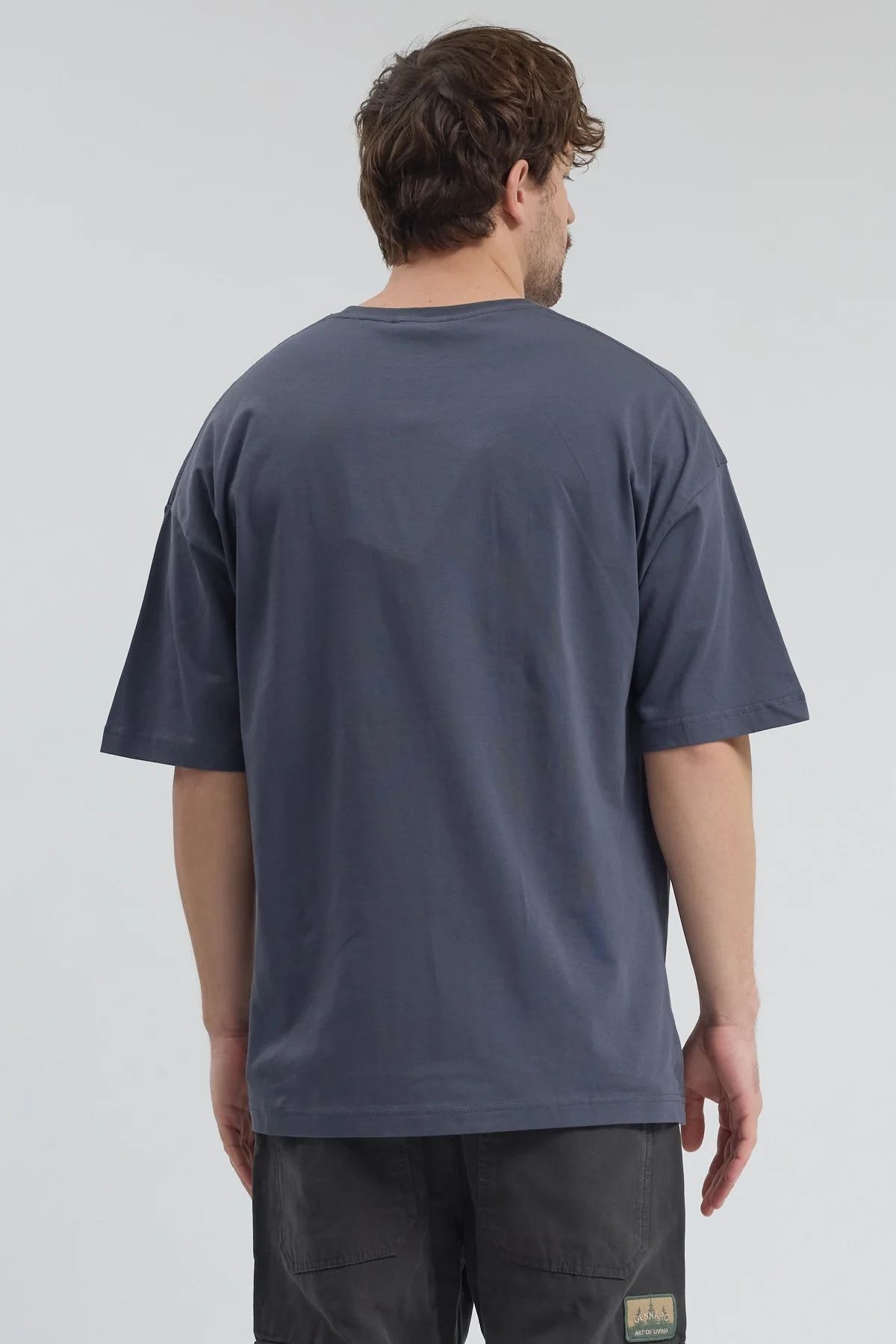 Erkek Relaxed 002 Oversize Antrasit T-Shirt