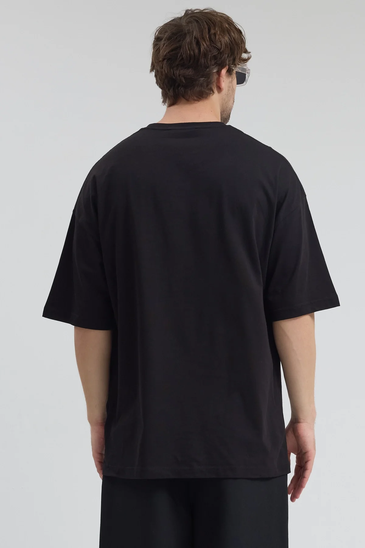 Erkek Relaxed 002 Oversize Siyah T-Shirt