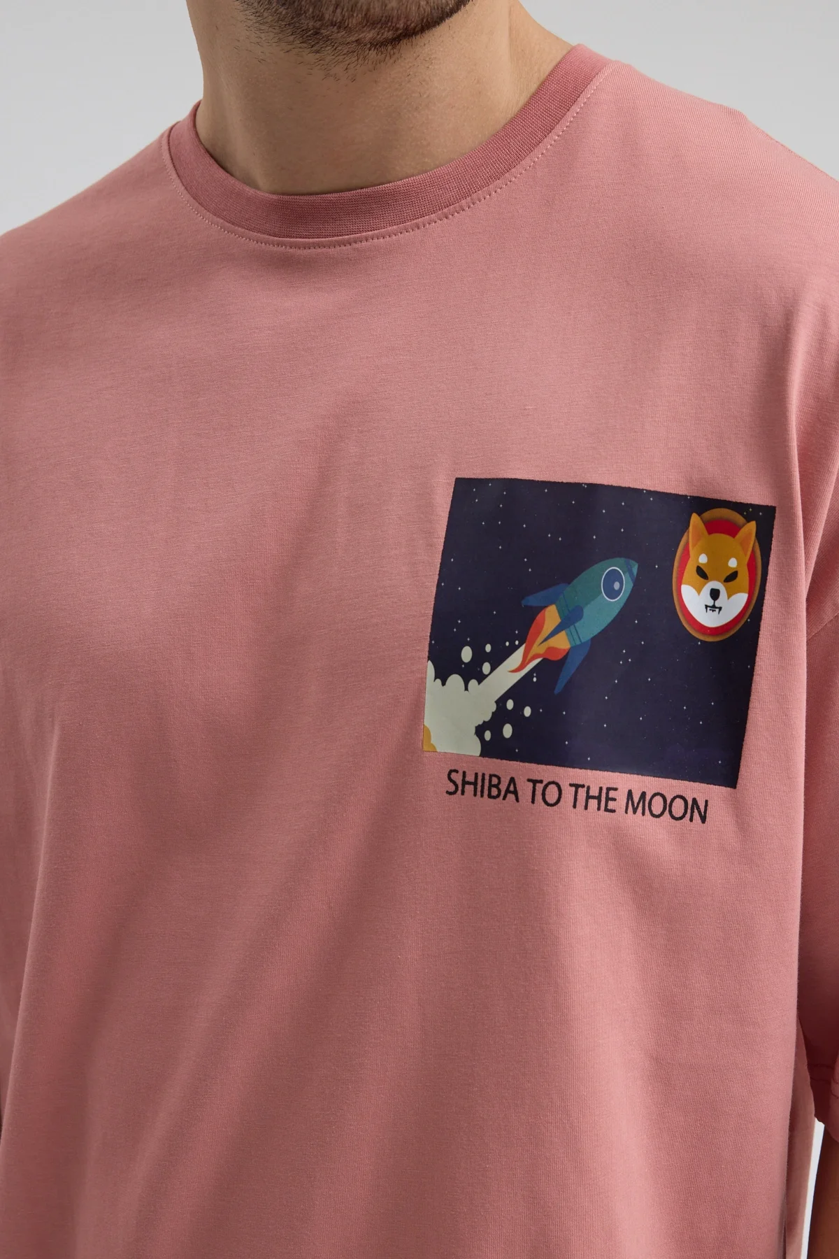 Erkek Relaxed 004 Somon T-Shirt