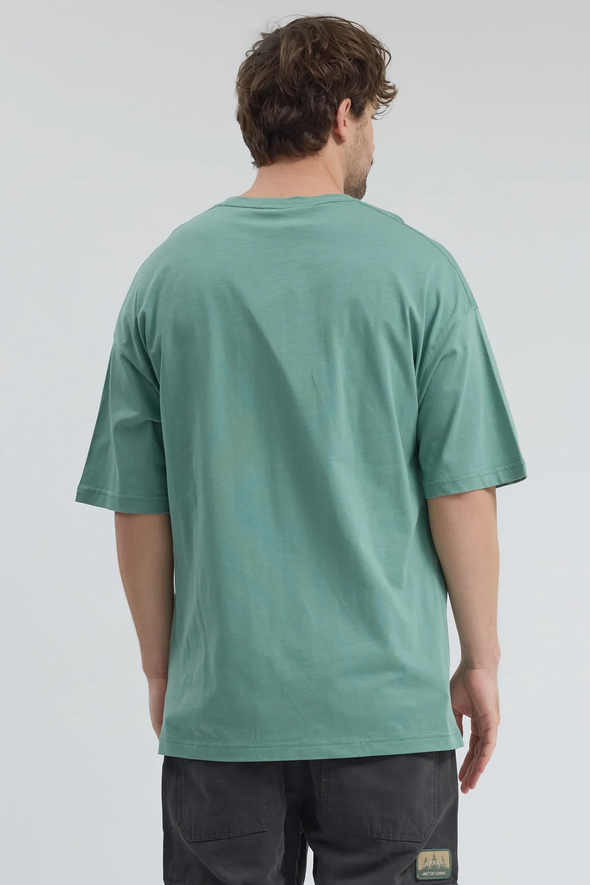 Erkek Relaxed 004 Yeşil T-Shirt