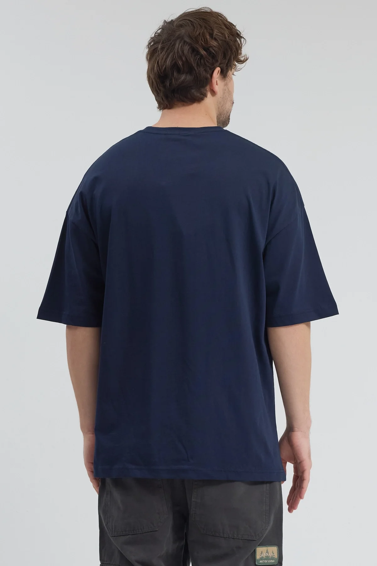 Erkek Relaxed 008 Lacivert T-Shirt