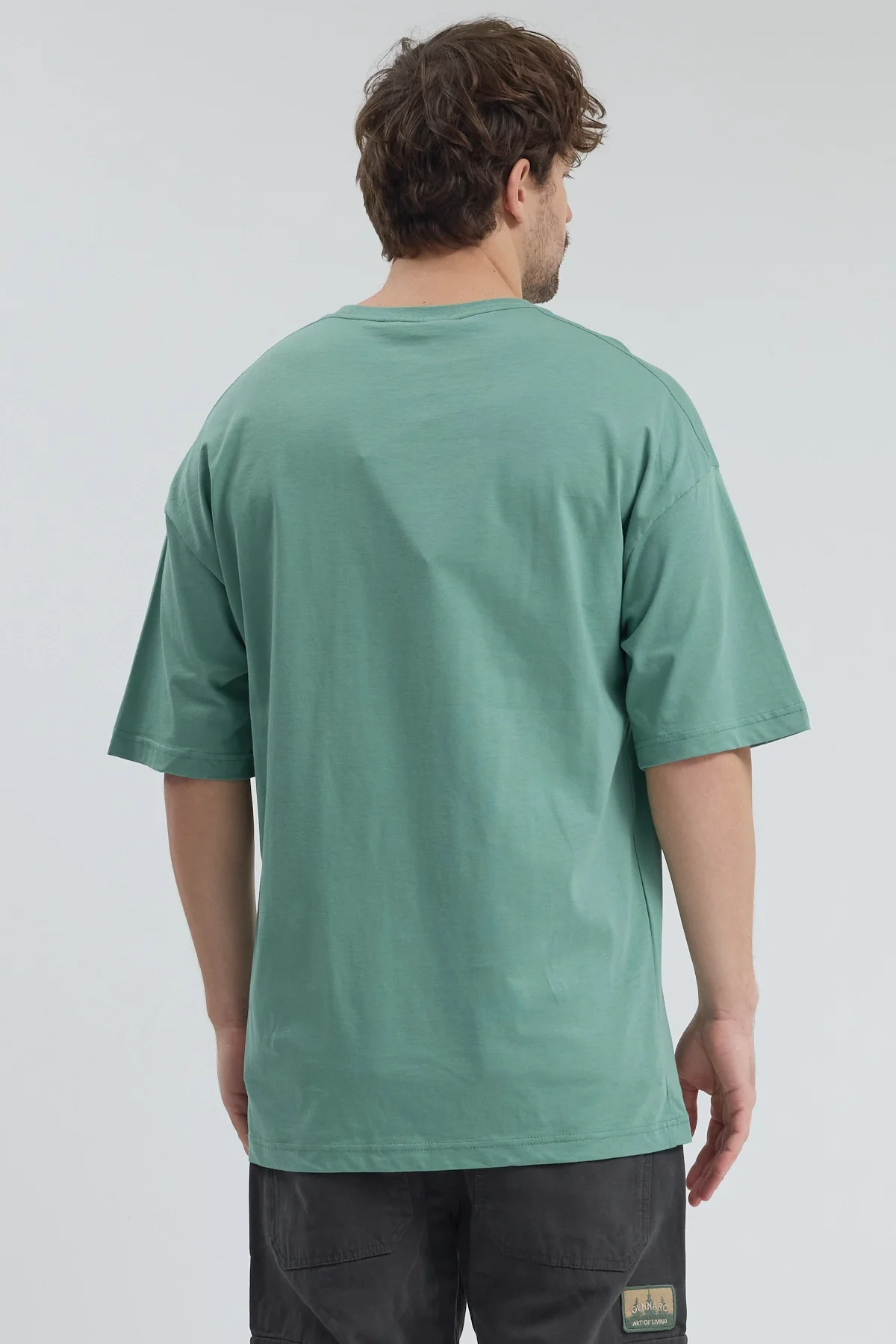 Erkek Relaxed 007 Yeşil T-Shirt