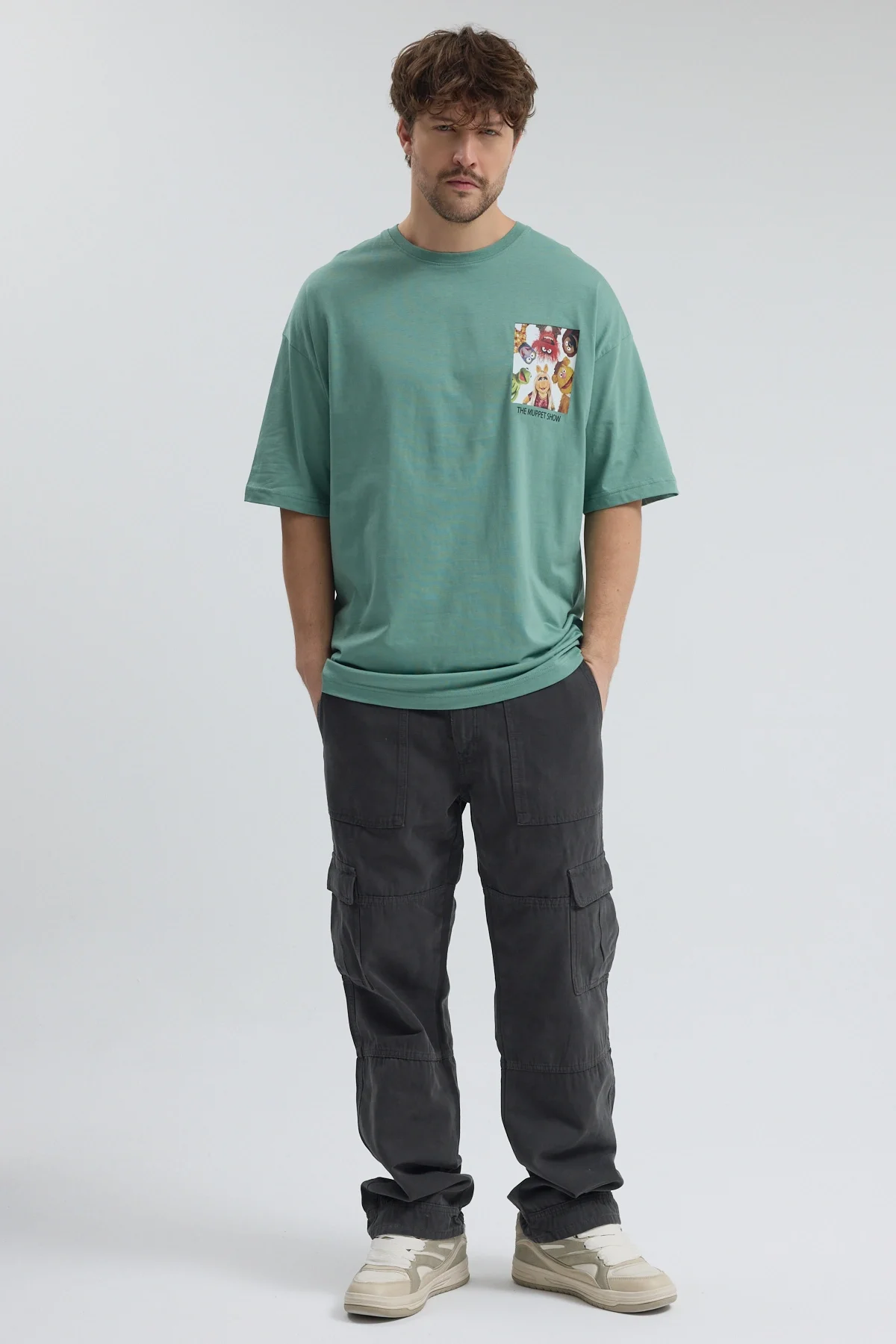 Erkek Relaxed 007 Yeşil T-Shirt