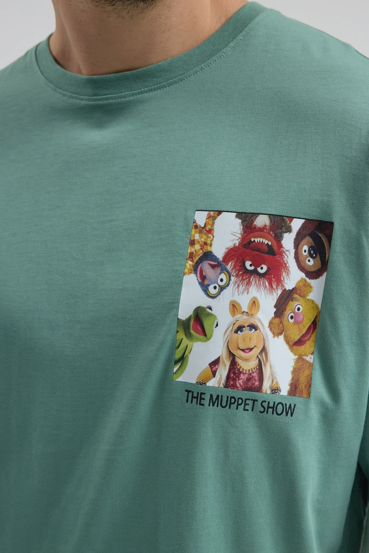 Erkek Relaxed 007 Yeşil T-Shirt