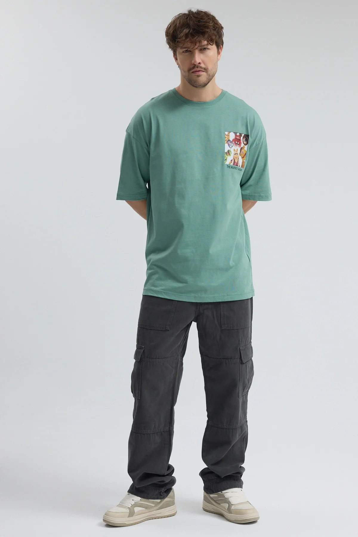 Erkek Relaxed 007 Yeşil T-Shirt