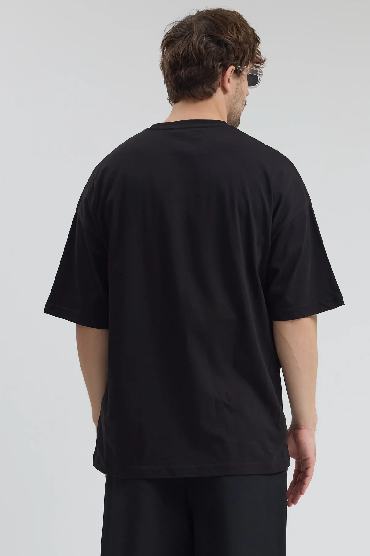 Erkek Relaxed 009 Siyah T-Shirt