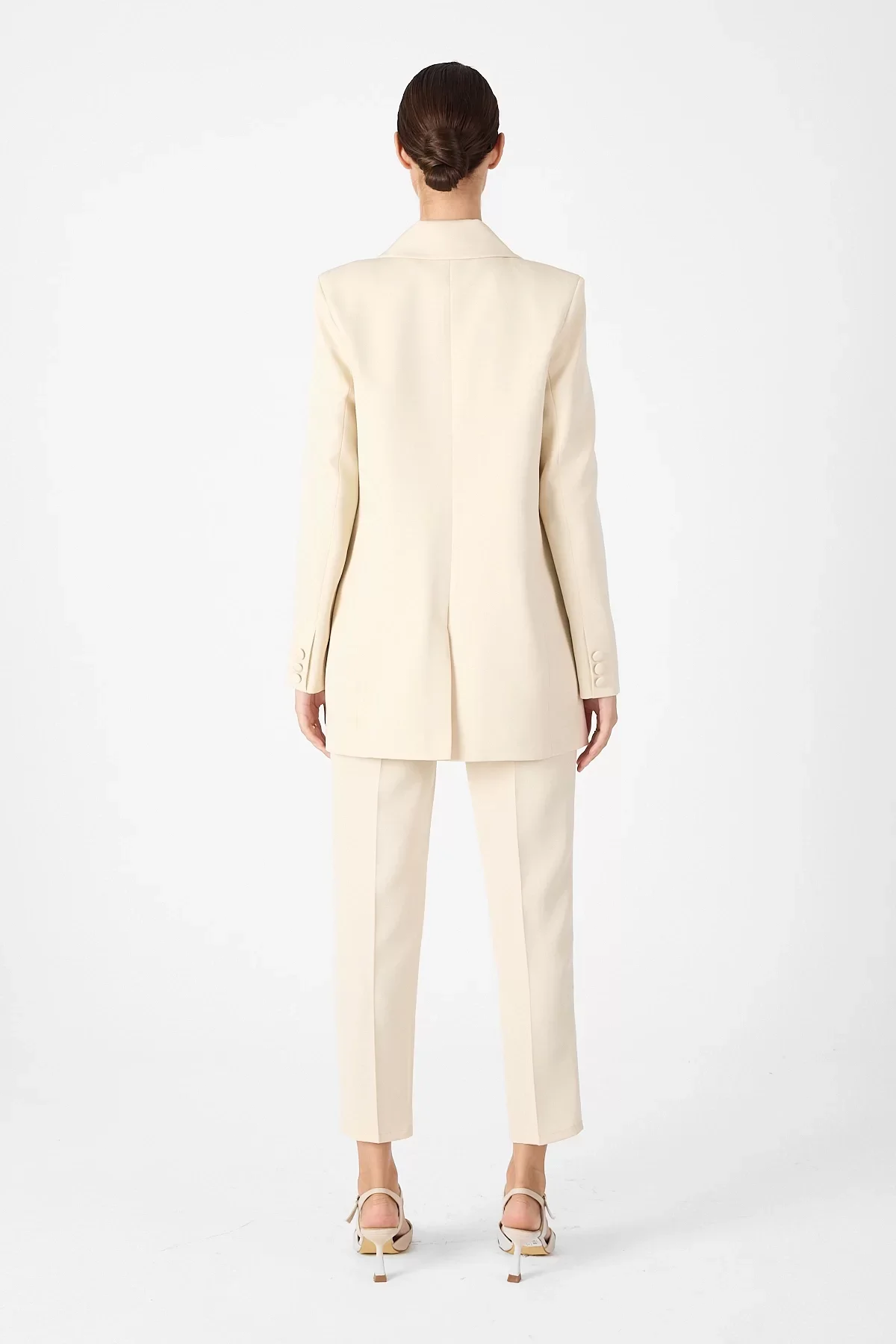 Oversize Blazer & Yüksek Bel Pantolon Takım