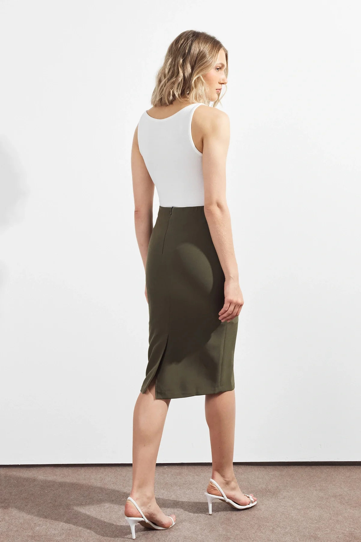 Segnante Kadın Mevsimlik Yırtmaç Detaylı etek 1903-70