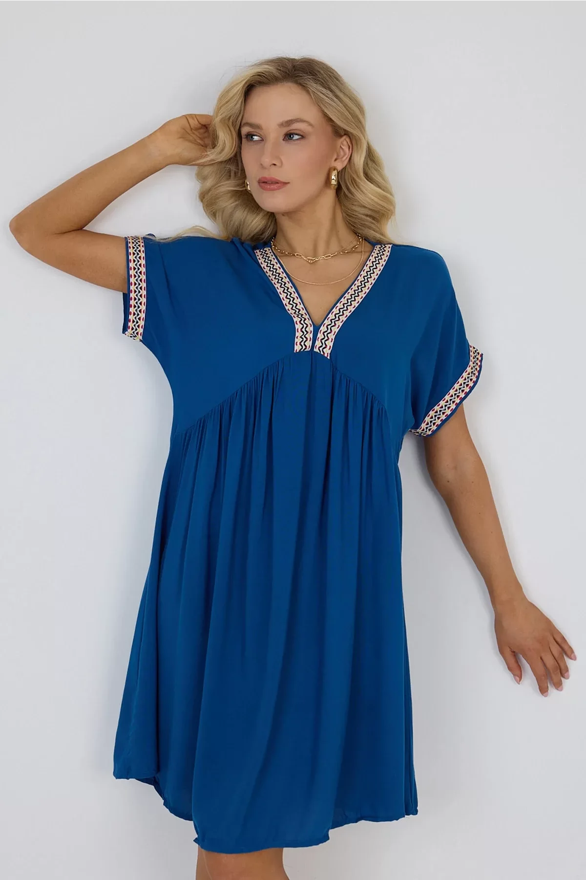 Viskon Elbise – Yazın Vazgeçilmezi Mavi