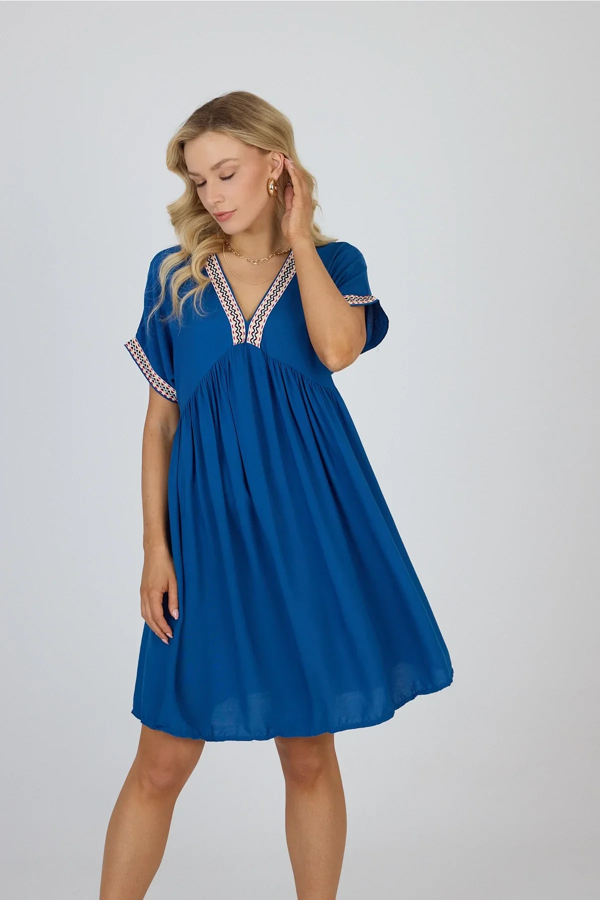 Viskon Elbise – Yazın Vazgeçilmezi Mavi