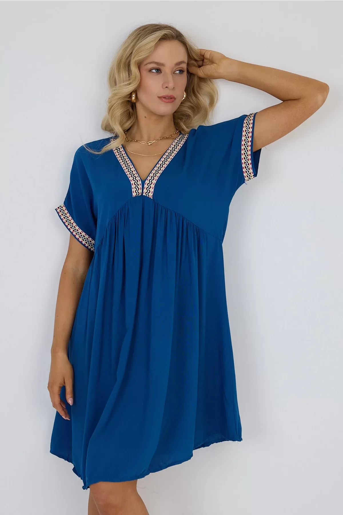 Viskon Elbise – Yazın Vazgeçilmezi Mavi