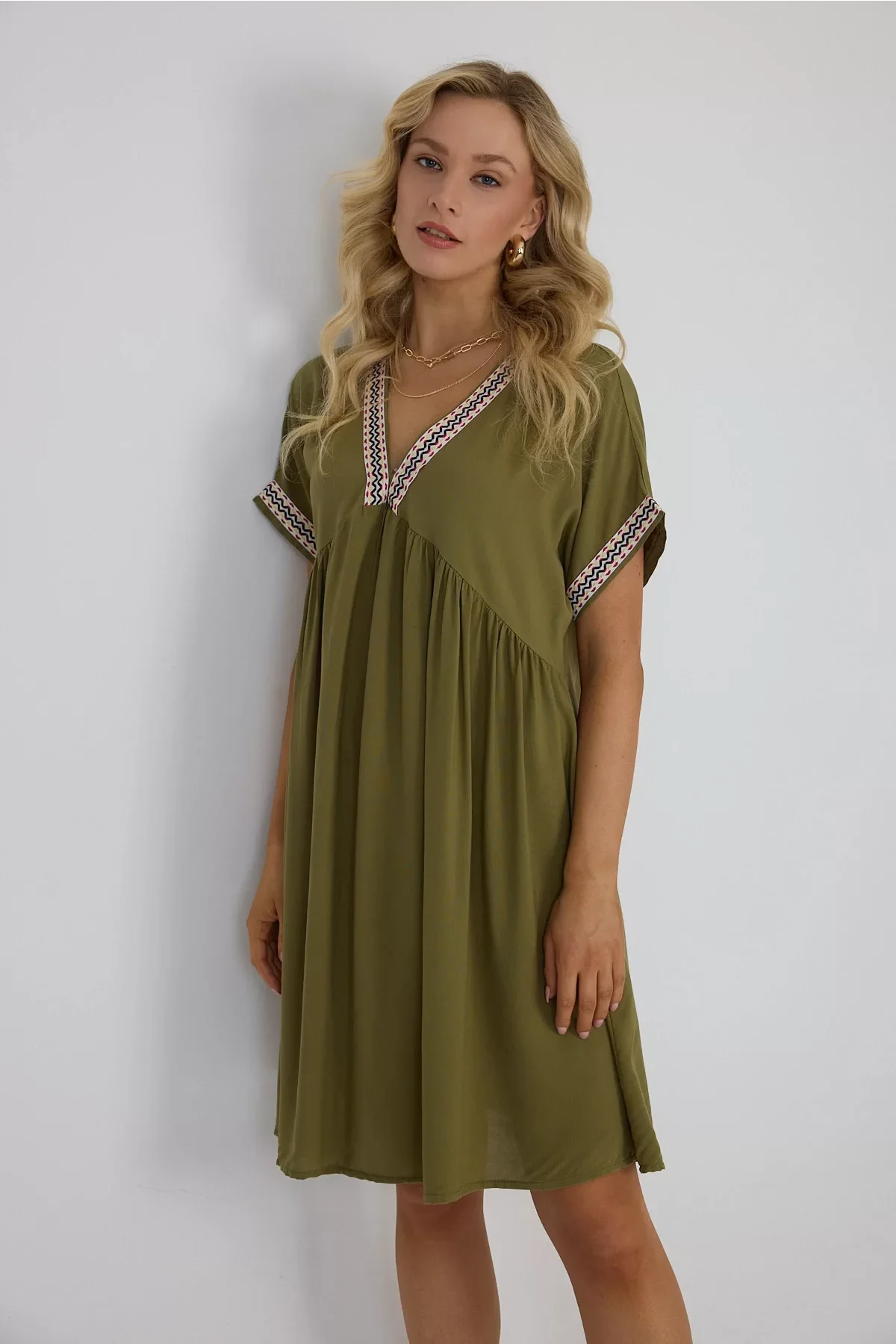 Yeşil Viskon Elbise – Yazın Vazgeçilmezi