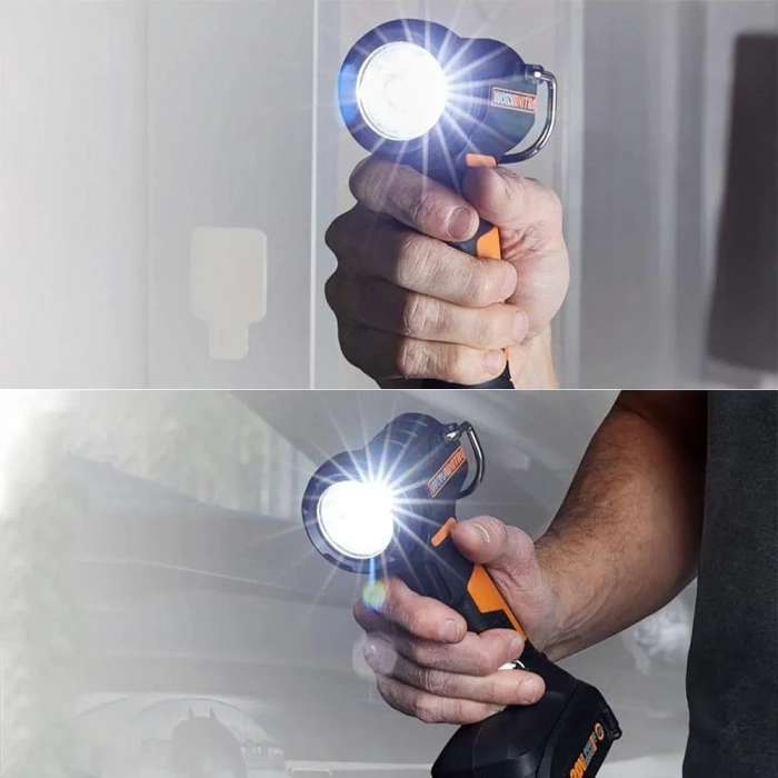 Worx WX025.9 20Volt 160/350 Lümen Profesyonel Çok Fonksiyonlu Led Fener (Akü Dahil Değildir)