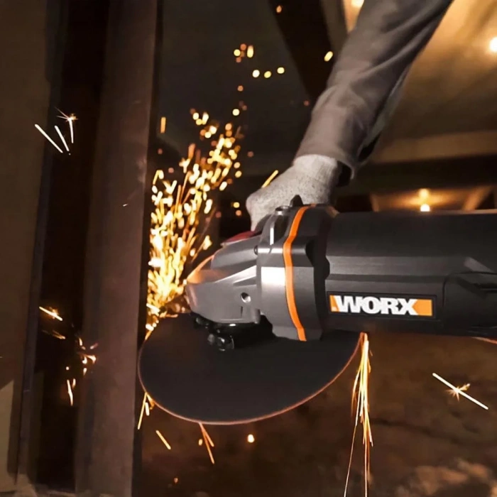 Worx WX709 2350Watt 230mm Profesyonel Dönebilir Tutma Kollu Büyük Taşlama