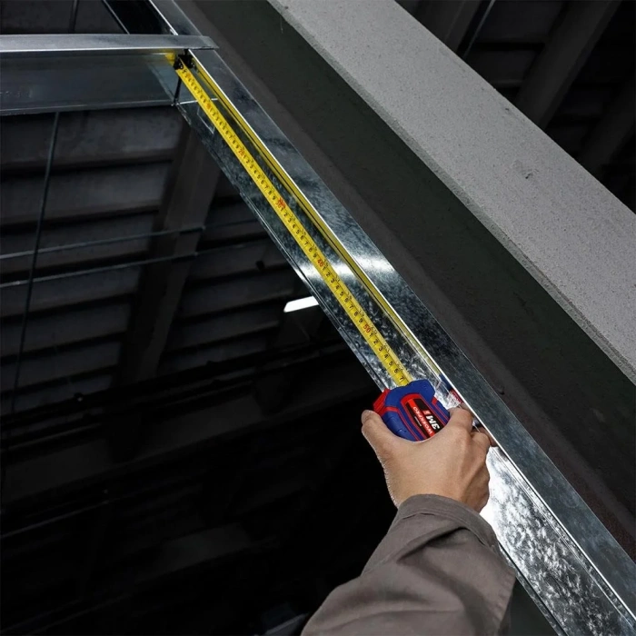 WORKPRO WP261008 3Mx16mm/10Ft. Naylon Kaplama Sarı Çelik Şerit Metre