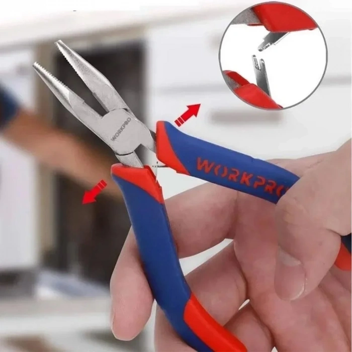 WORKPRO WP231095 125MM CR-V Elektronikçi Profesyonel Mini Kargaburnu