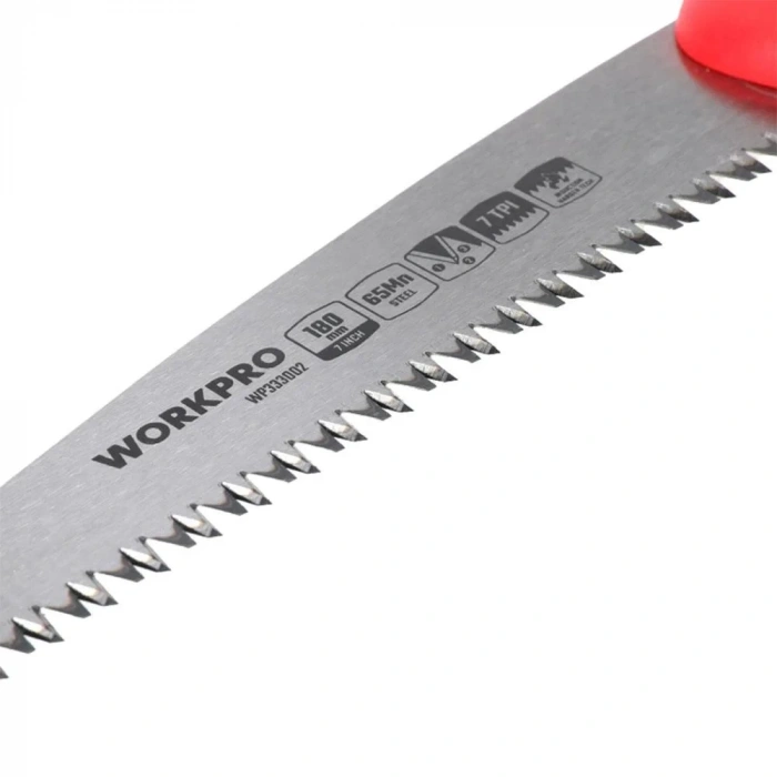 WORKPRO WP333002 180mm Katlanabilir Profesyonel Ağaç Budama Testeresi