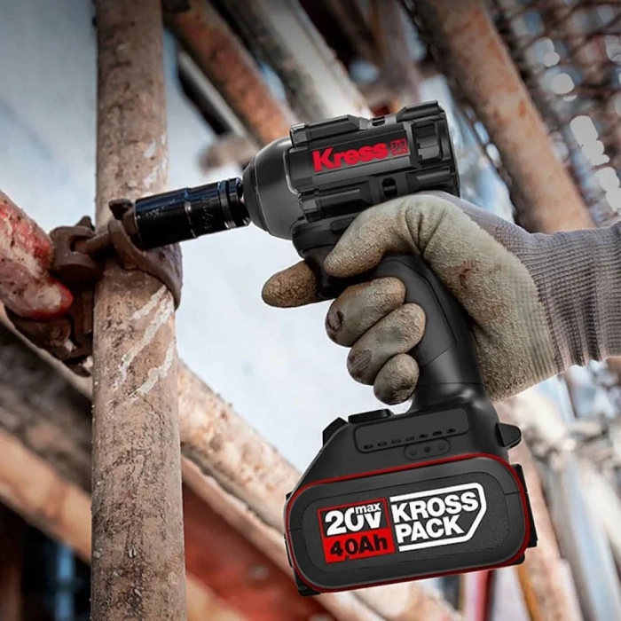 Kress KH275.91 20Volt 500Nm Kömürsüz Profesyonel Şarjlı Somun Sıkma (Akü Dahil Değildir)