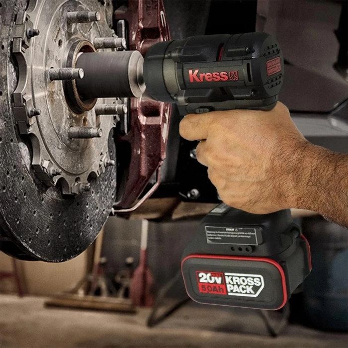 Kress KH276.91 20Volt 700/850Nm Kömürsüz Profesyonel Şarjlı Somun Sıkma (Akü Dahil Değildir)