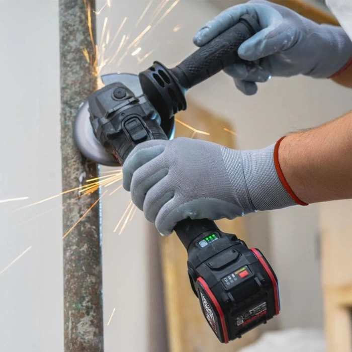 Kress KUH10.9 20Volt 125mm Kömürsüz Profesyonel Şarjlı Devir Ayarlı Avuç Taşlama (Akü Dahil Değildir)